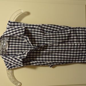 Knit Gingham Dress